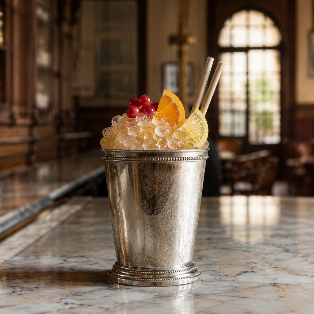 Sherry Cobbler de Amontillado y Palo Cortado con hielo picado y fruta