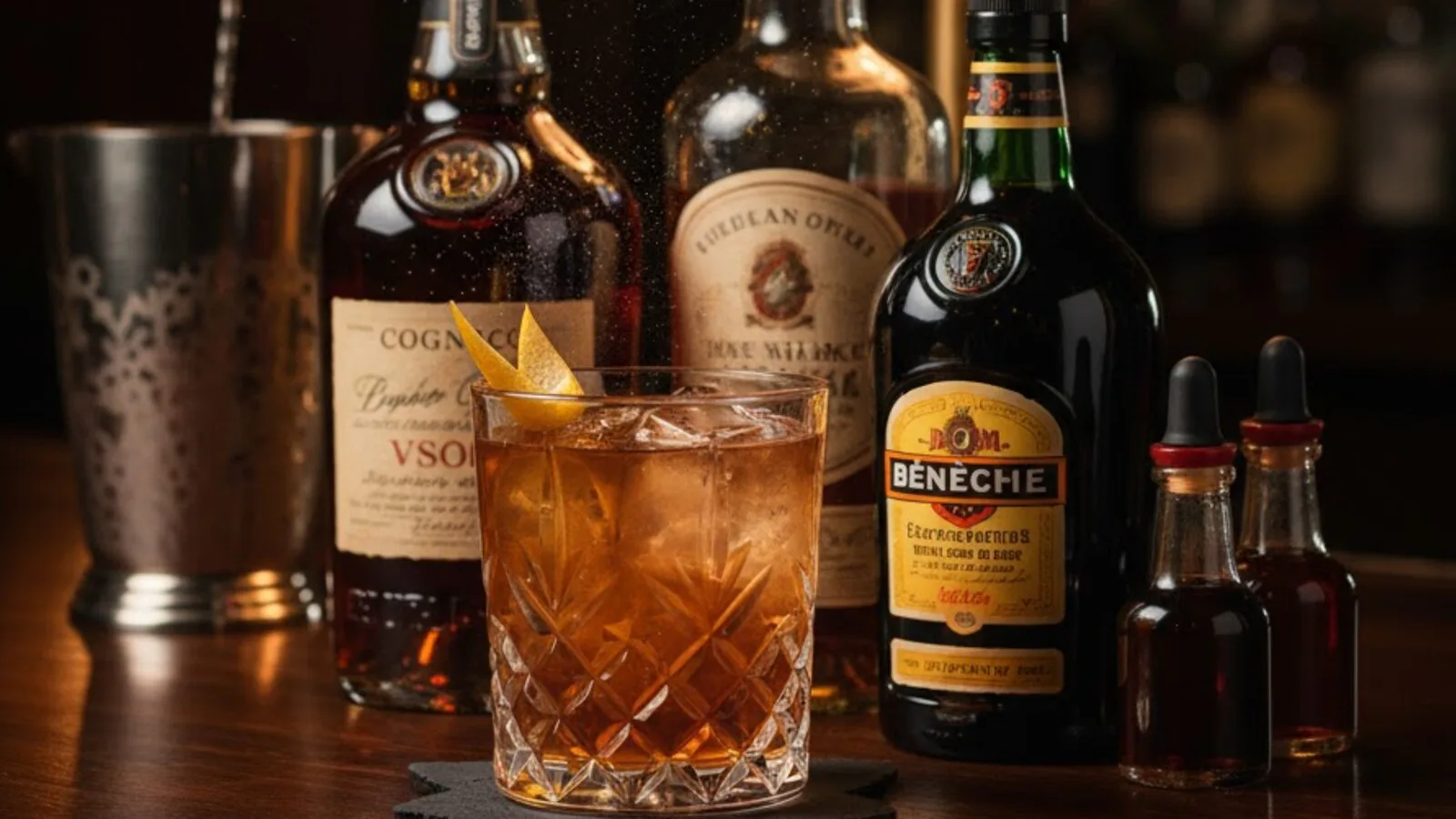 Vieux Carré ámbar de rye, coñac y vermut