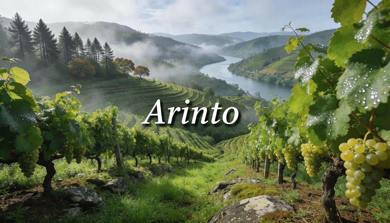 Viñedos de Arinto en Bucelas, Portugal