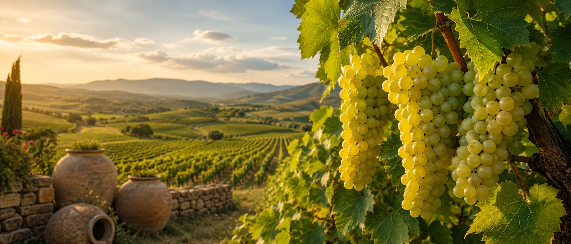Chinuri: viñedo y uvas en su territorio de referencia