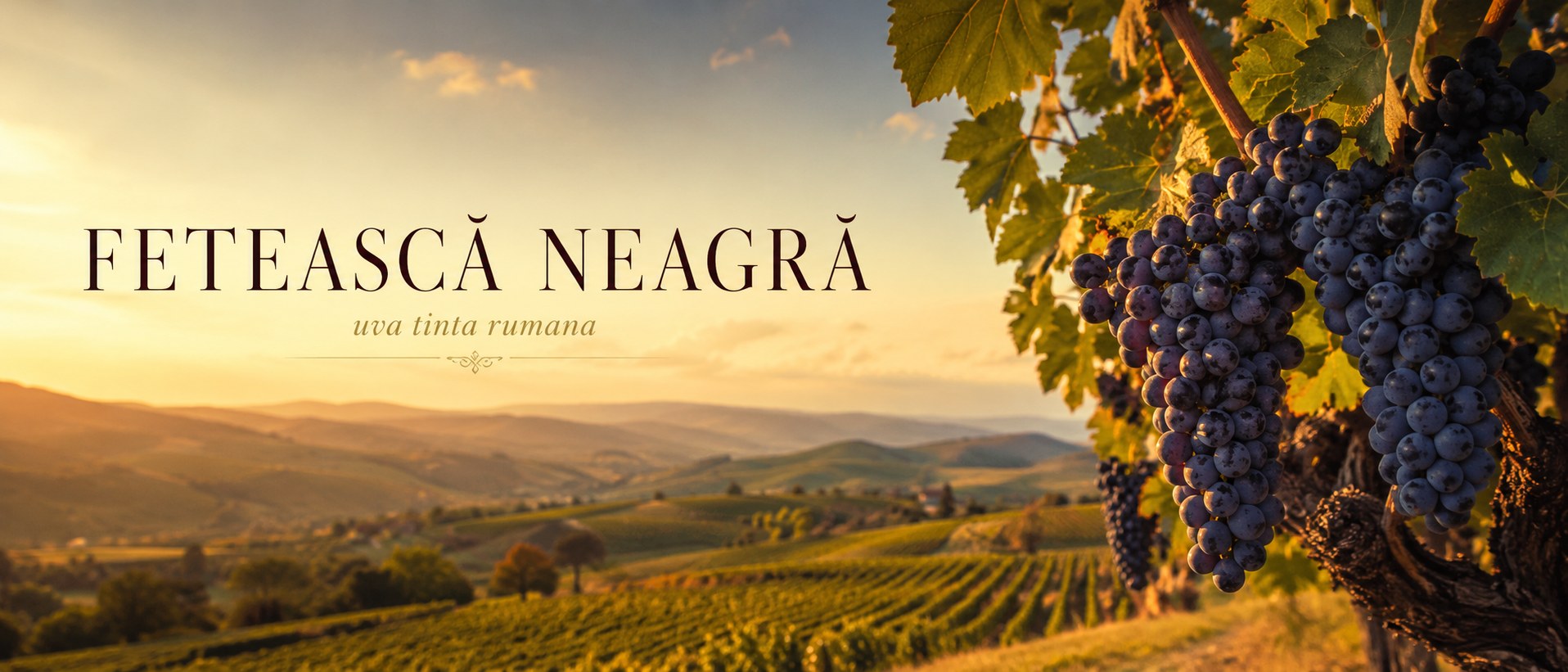 Fetească Neagră: viñedo y uvas en su territorio de referencia