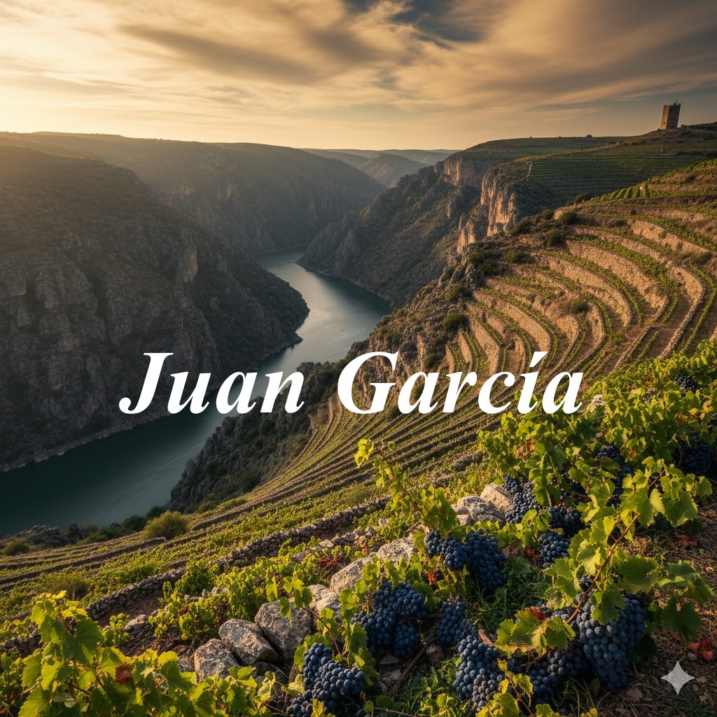 Viñedos de Juan García en el paisaje de Arribes del Duero