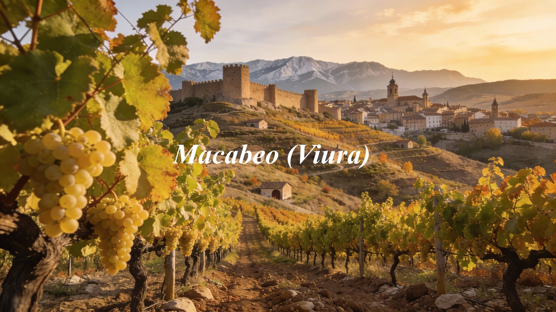 Viñedos de Macabeo o Viura en España