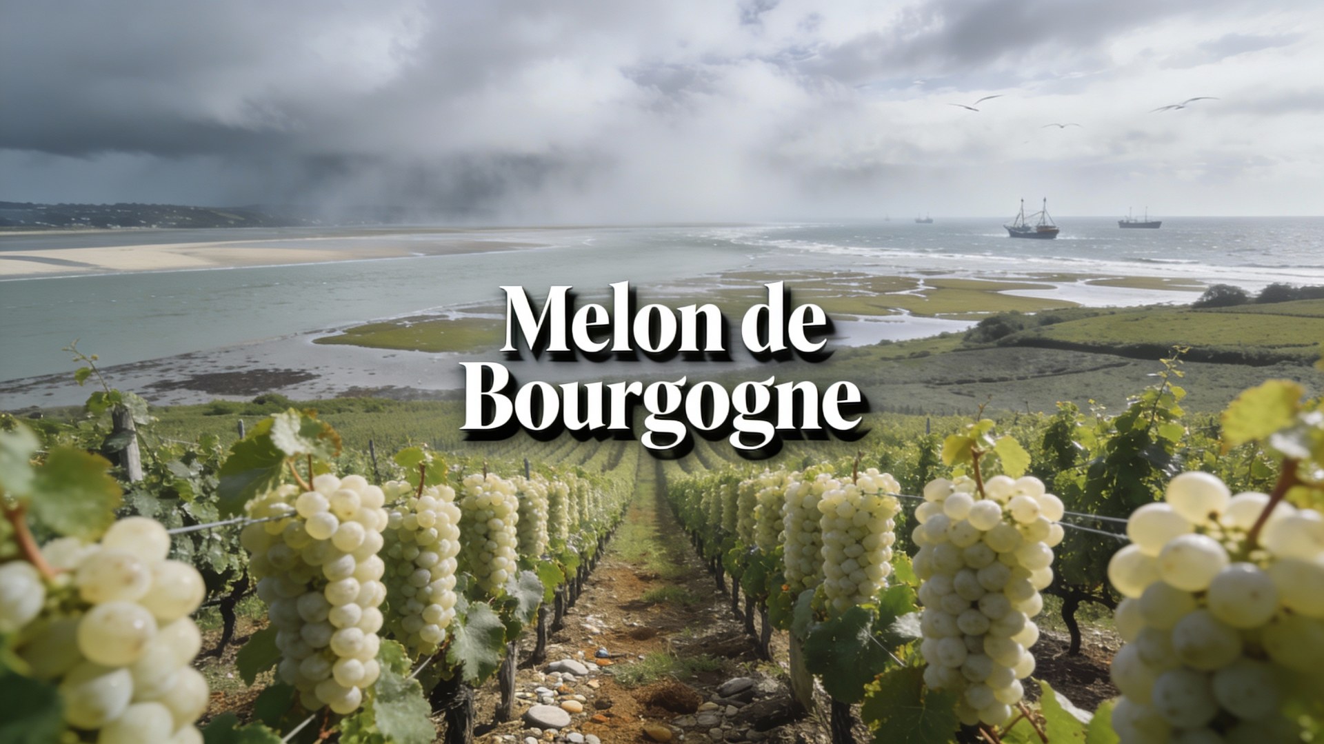 Viñedos de Melon de Bourgogne en el entorno de Nantes