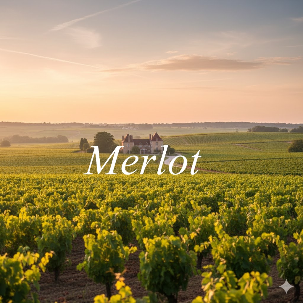 Viñedos de Merlot en Burdeos