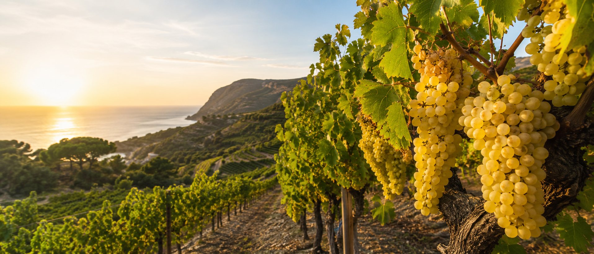 Moscatel de Alejandría: viñedo y uvas en su territorio de referencia