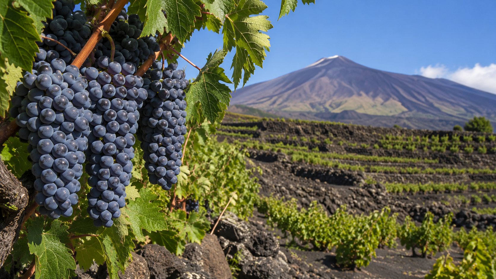 Nerello Mascalese: viñedo y paisaje de su región de referencia