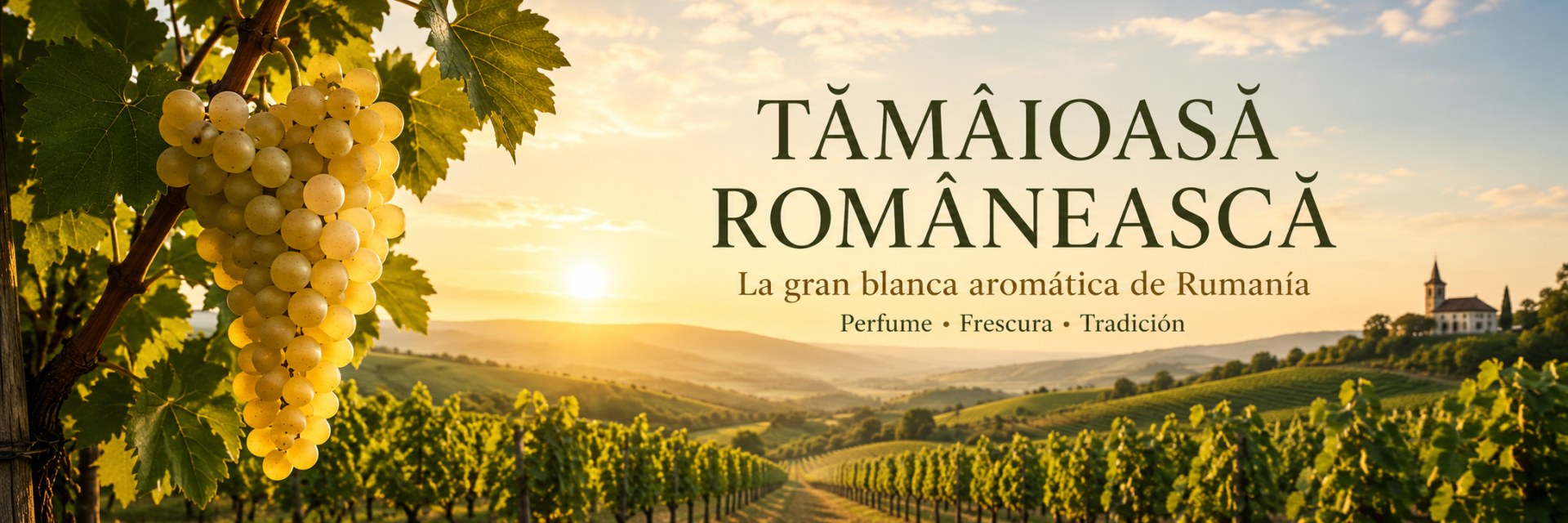 Tămâioasă Românească: viñedo y uvas en su territorio de referencia