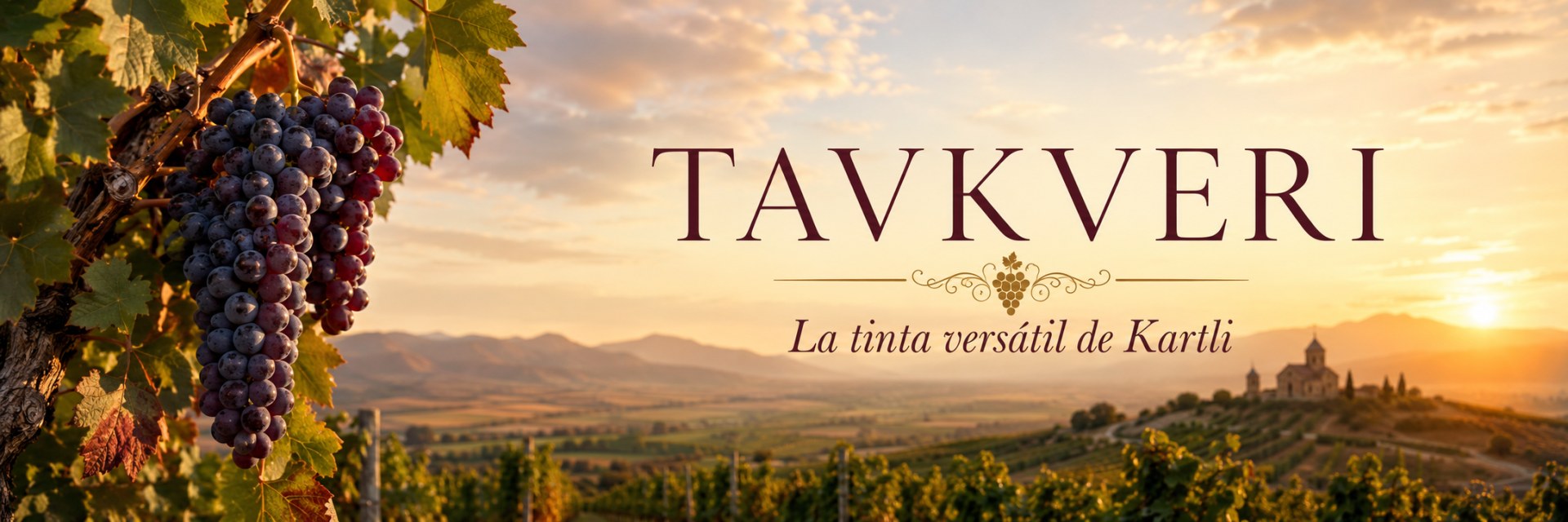 Viñedo de Tavkveri en Kartli y, en menor medida, Kakheti