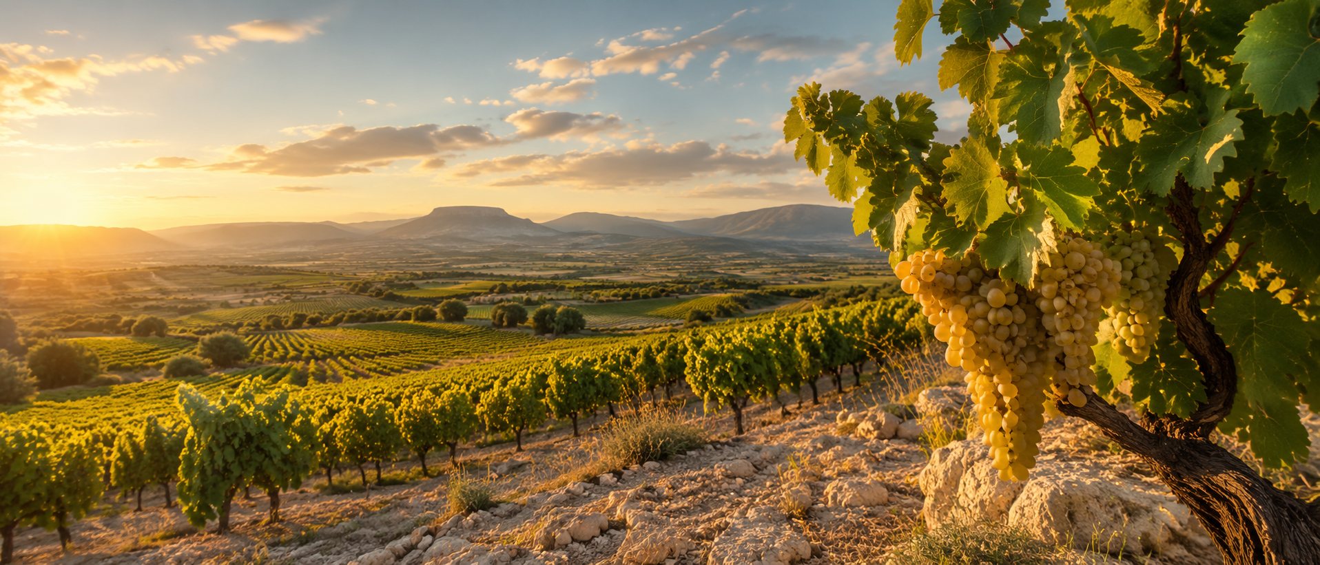 Viñedo de Verdil en el interior valenciano