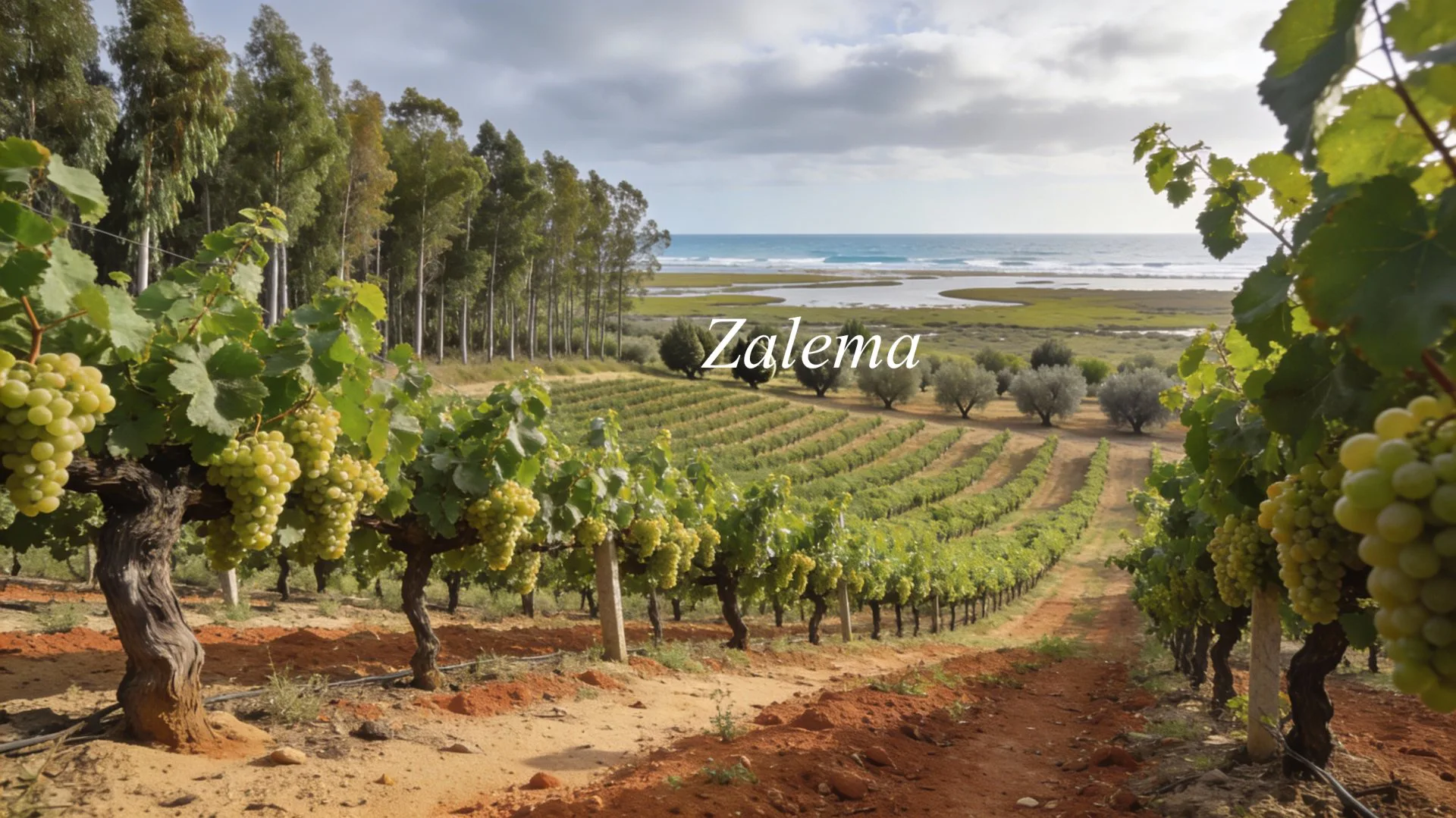 Viñedos de Zalema en el Condado de Huelva