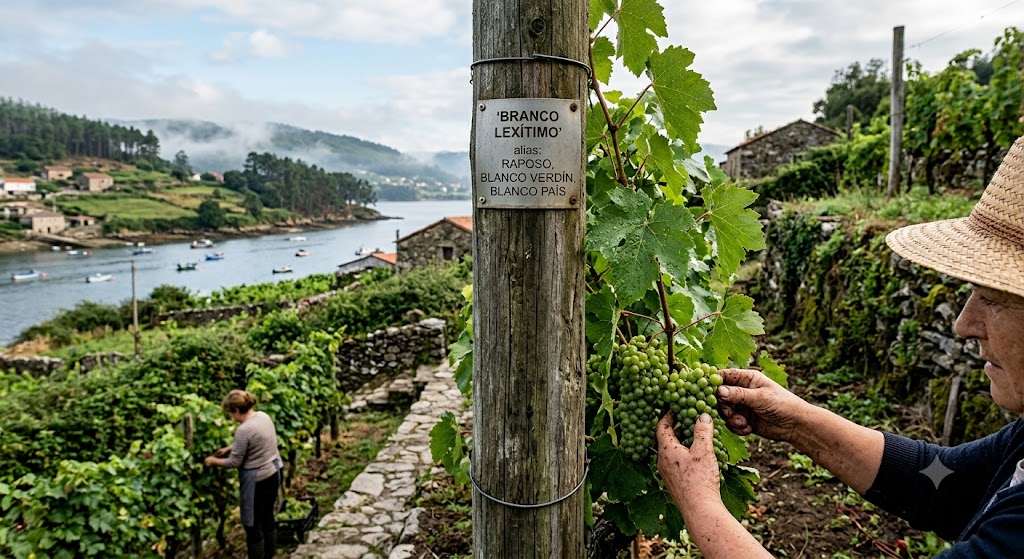 Viñedos atlánticos y de montaña donde se cultiva Albarín Blanco