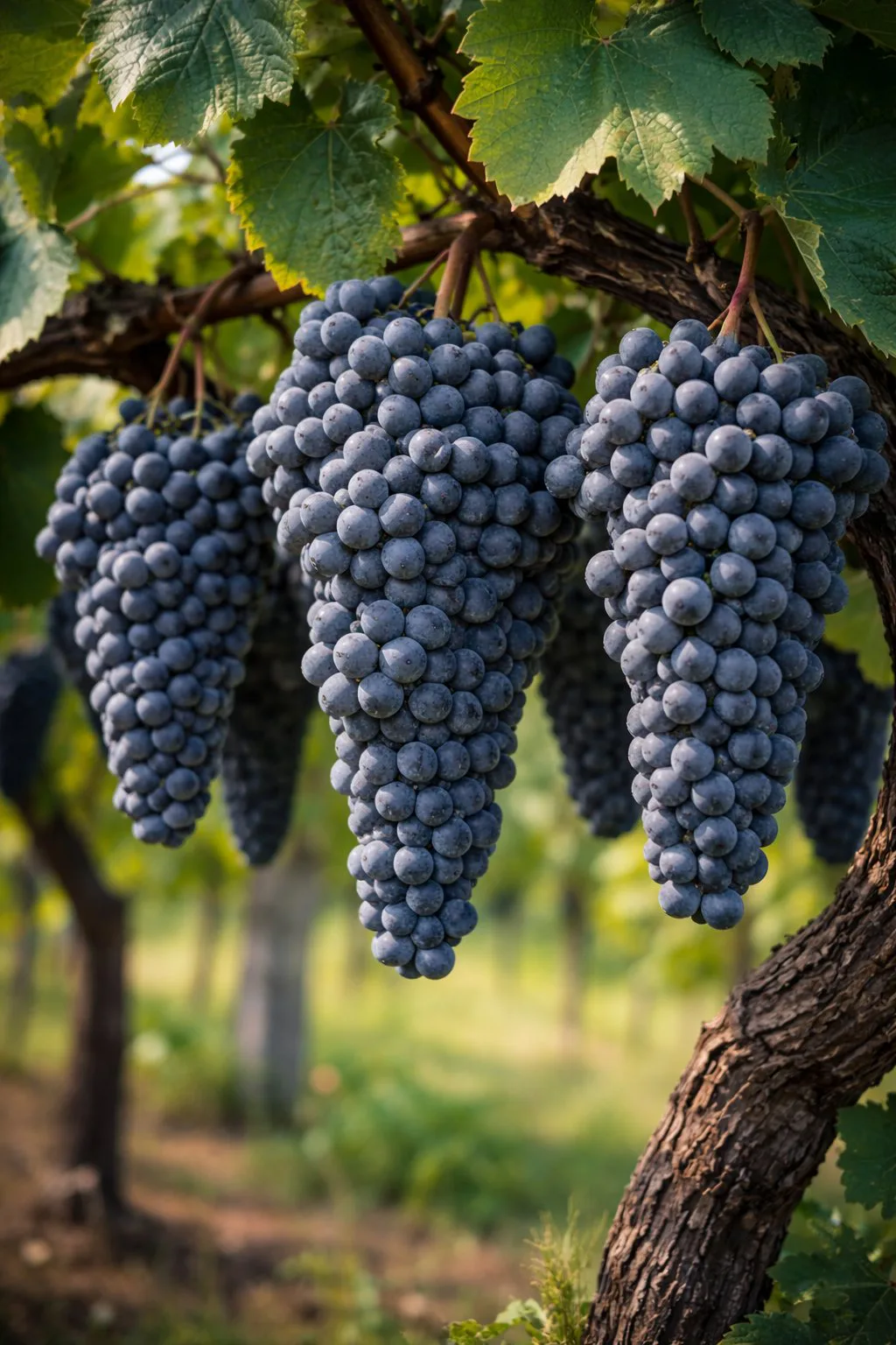Racimos maduros de Cabernet Franc