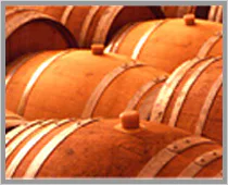 Barricas utilizadas para fermentar y criar Chardonnay