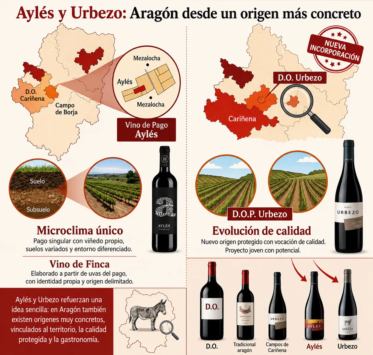 Viñedos aragoneses de origen concreto relacionados con Aylés y Urbezo
