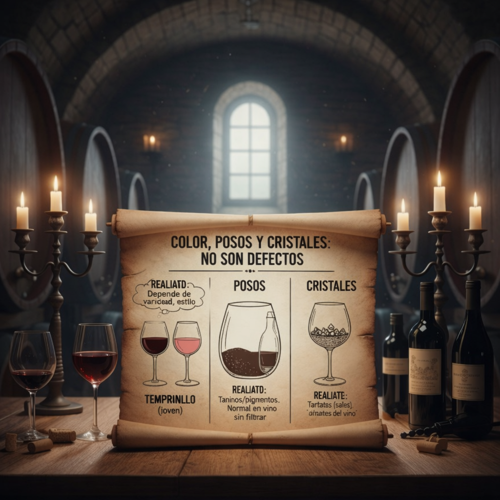 Mitos del vino desmentidos sobre temperatura, decantación, conservación, sulfitos, maridaje y posos