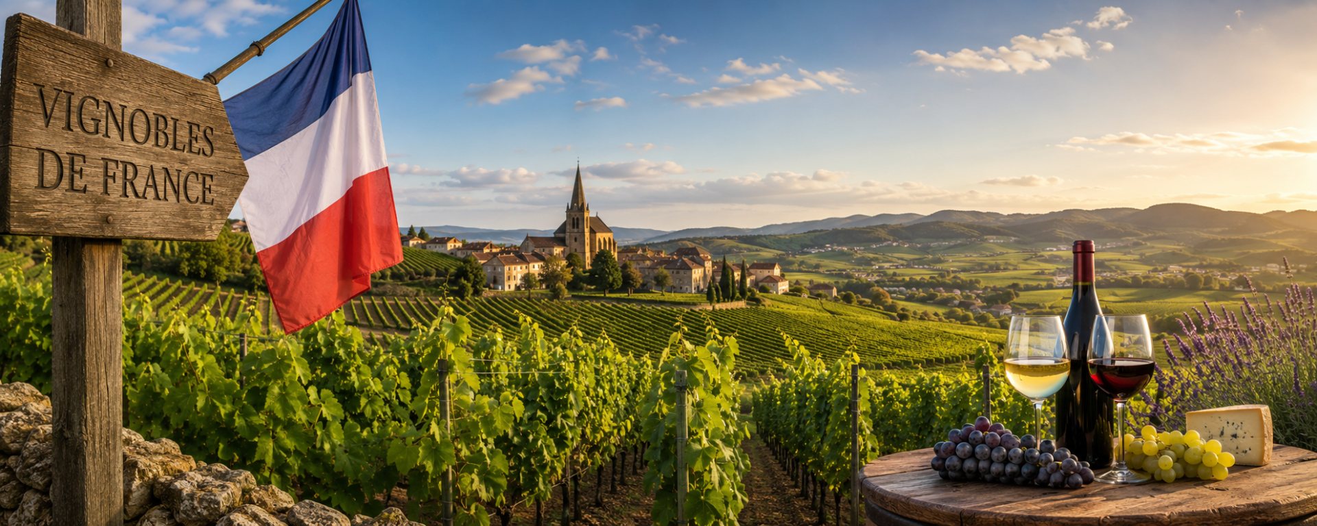 Viñedos de Francia entre castillos, pueblos, ríos, laderas y bodegas históricas