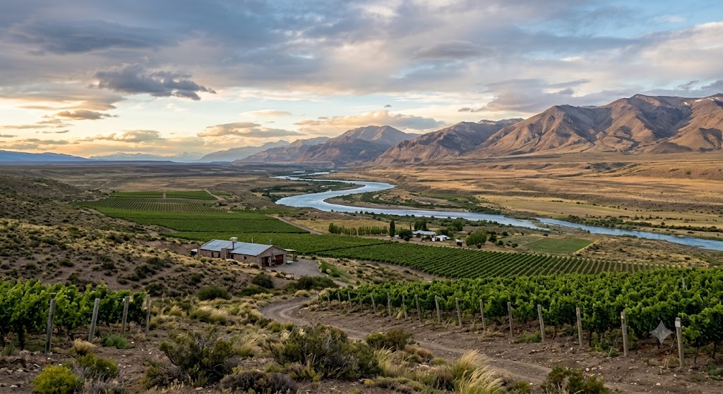 Viñedos del norte de Chile entre desierto, montañas y nieblas del Pacífico