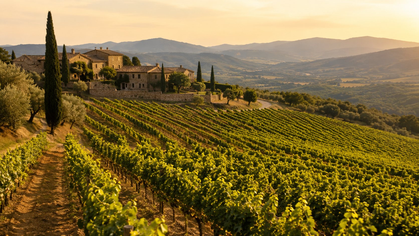 Paisajes del vino español con viñedos atlánticos, mediterráneos, de meseta, montaña e islas