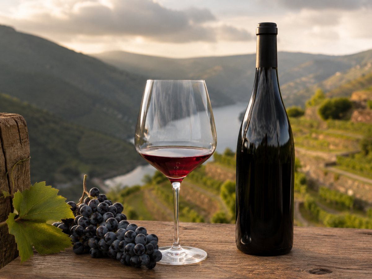 Copa de vino tinto elaborado con Brancellao