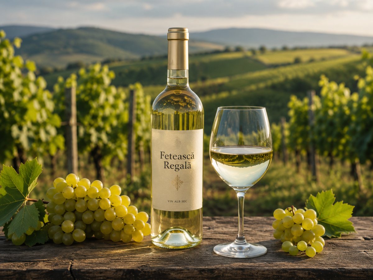Copa de vino blanco Fetească Regală