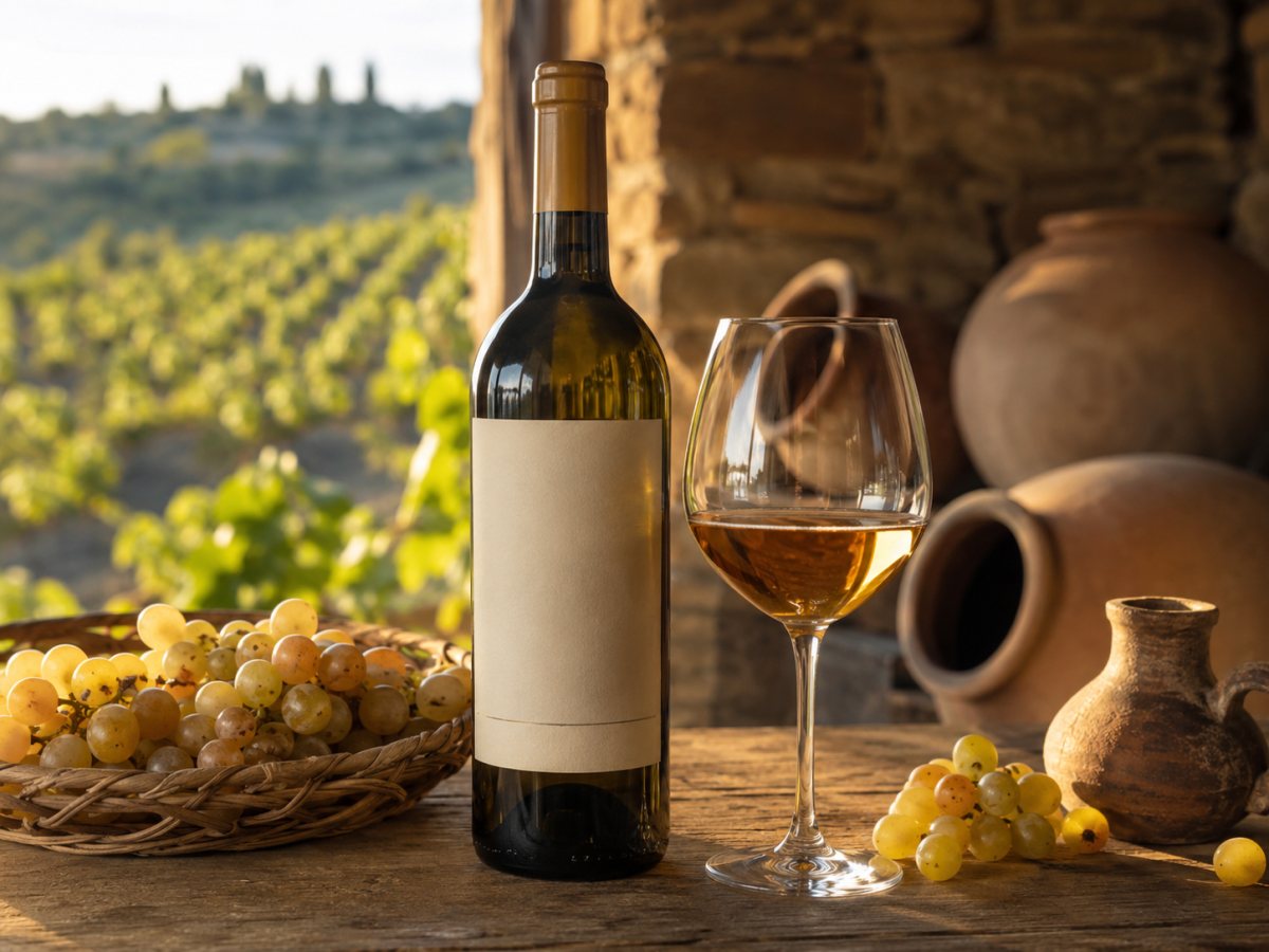 Copa de vino Kisi de color dorado ámbar