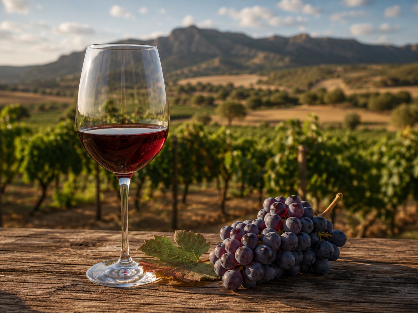 Vino elaborado con Mandó o Garró