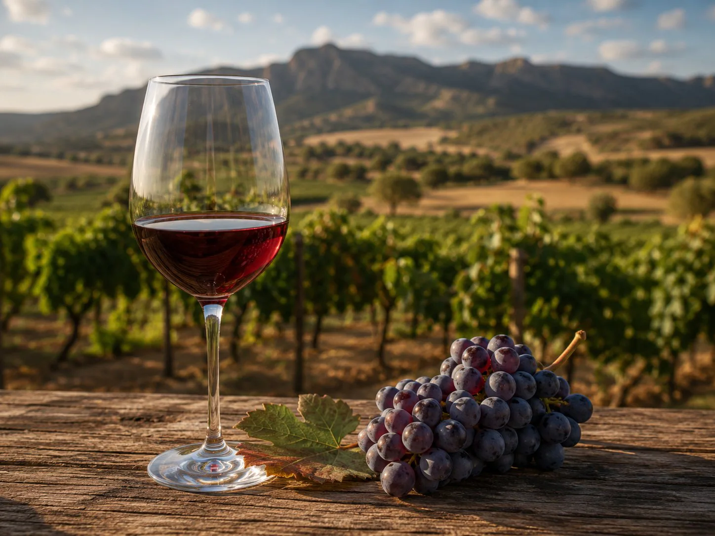 Vino elaborado con Mandó o Garró