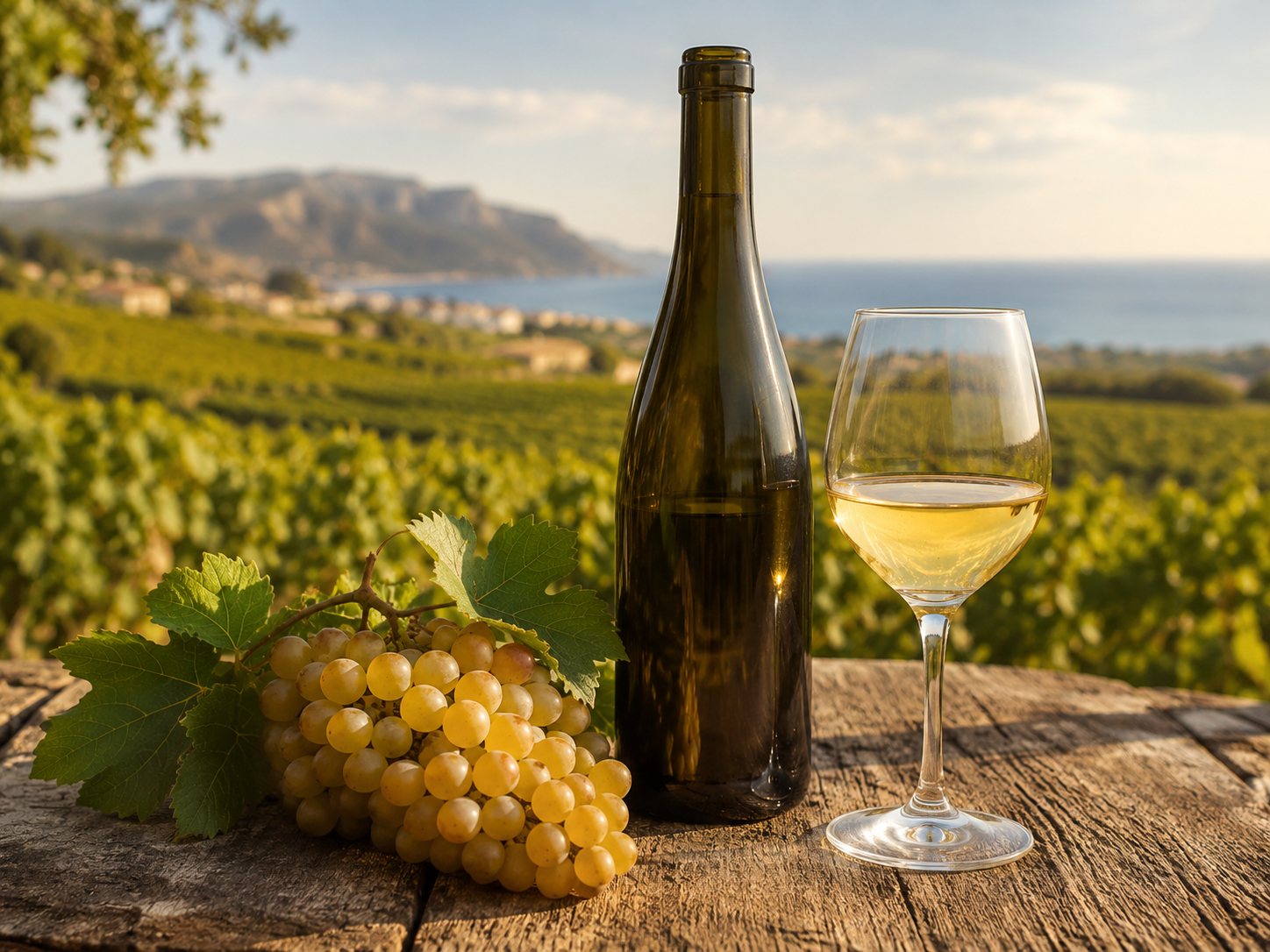 Copa de vino Moscatel de Alejandría