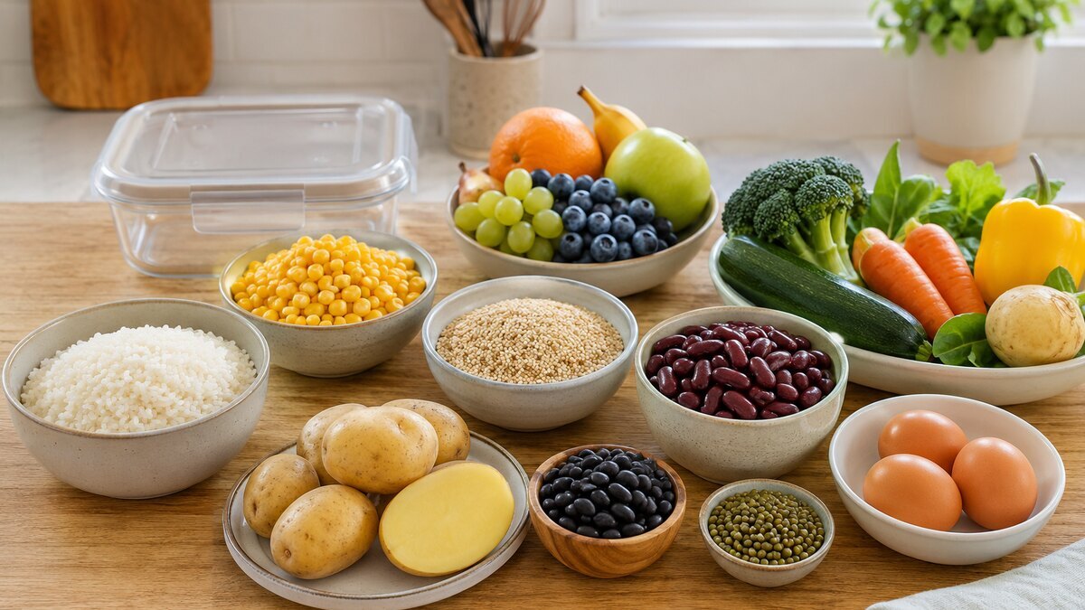 Alimentos naturalmente sin gluten y lectura cuidadosa de etiquetas
