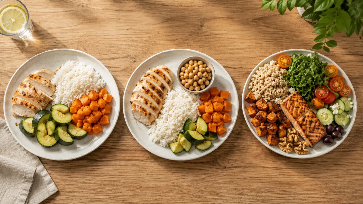 Representación de las tres fases FODMAP: reducción, reintroducción y personalización