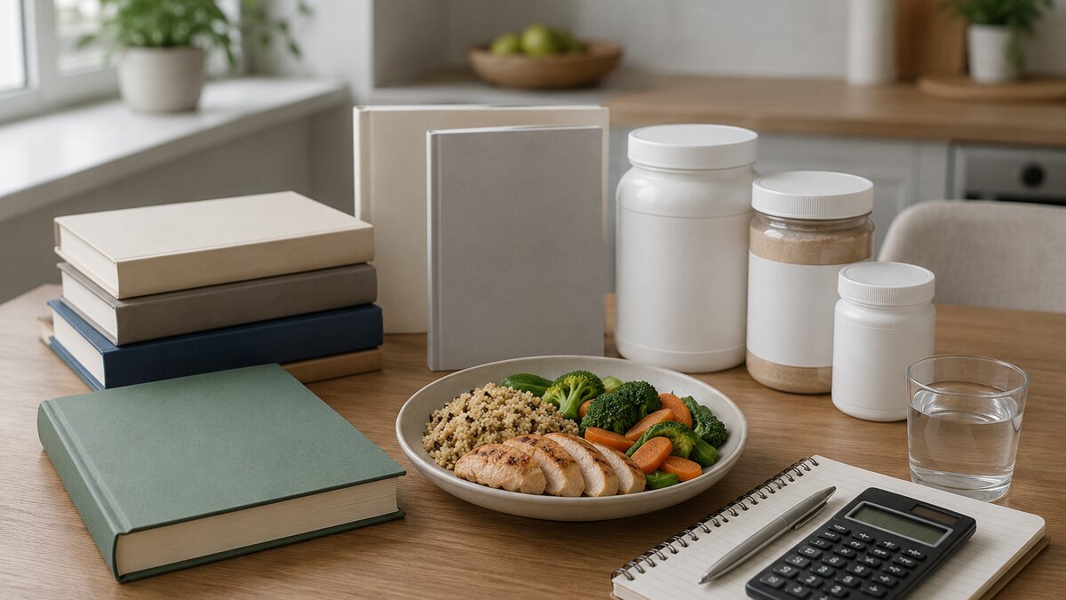 Libros, programas y productos dietéticos genéricos sin marcas