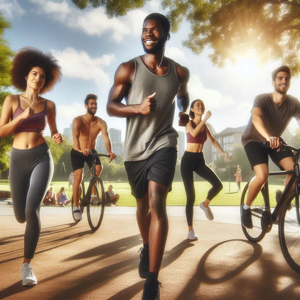 Entrenamiento cardiovascular realizado al aire libre