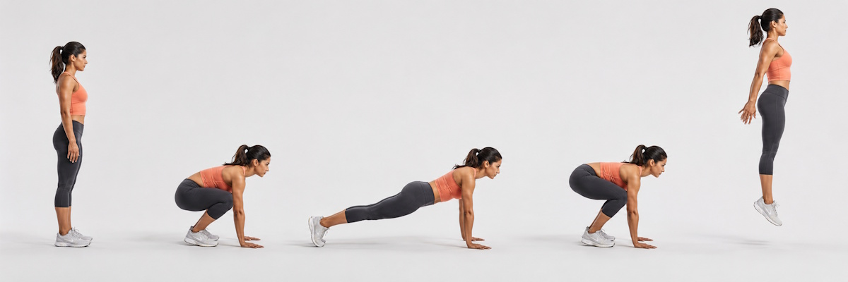 Burpees: técnica, variantes, intensidad y progresión | ComaBien