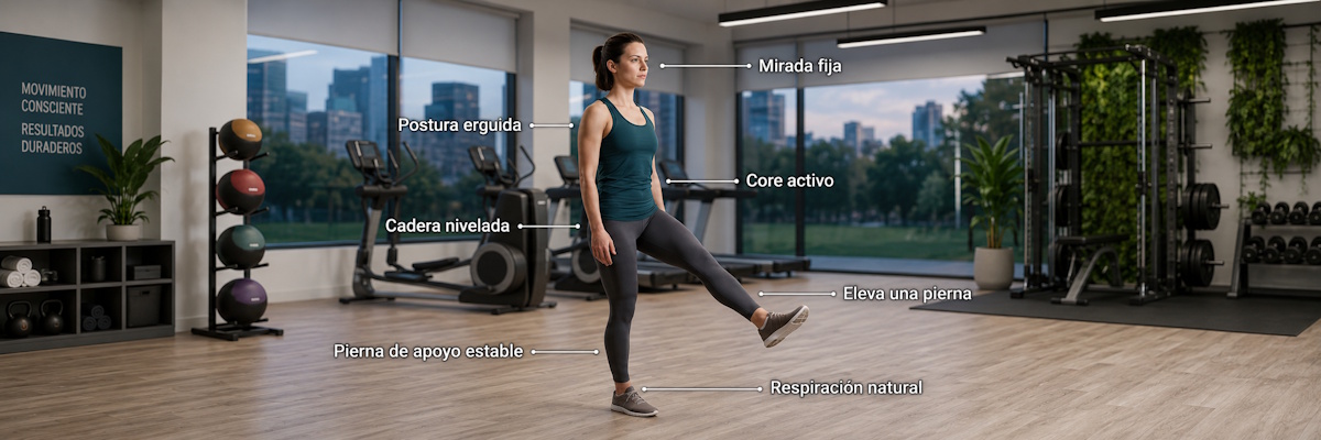 Equilibrio a una pierna como capacidad complementaria