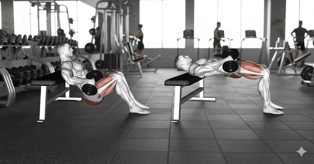Hip thrust: técnica, banco, pies y progresión | ComaBien