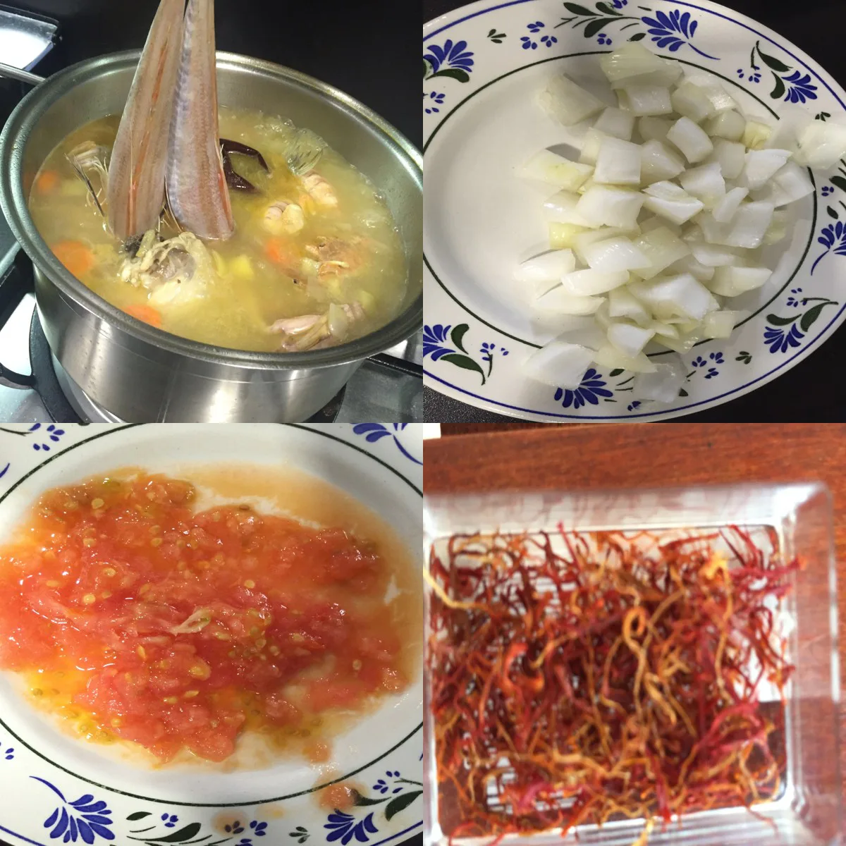 Ingredientes para Arroz a banda