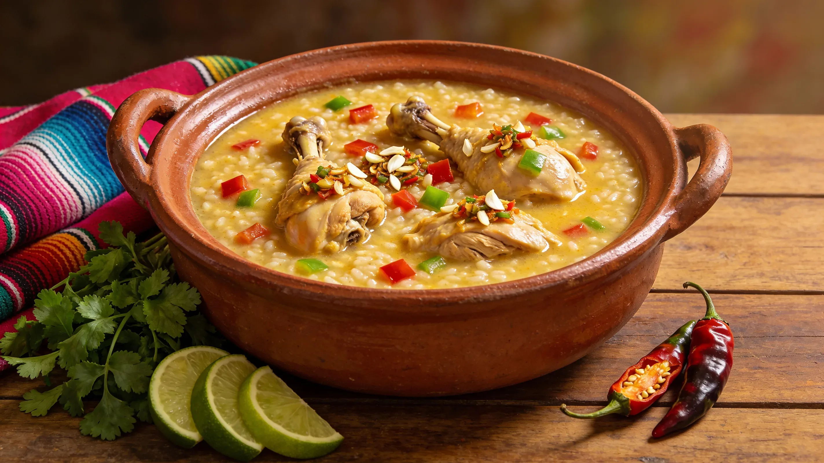 Asopao de pollo puertorriqueño