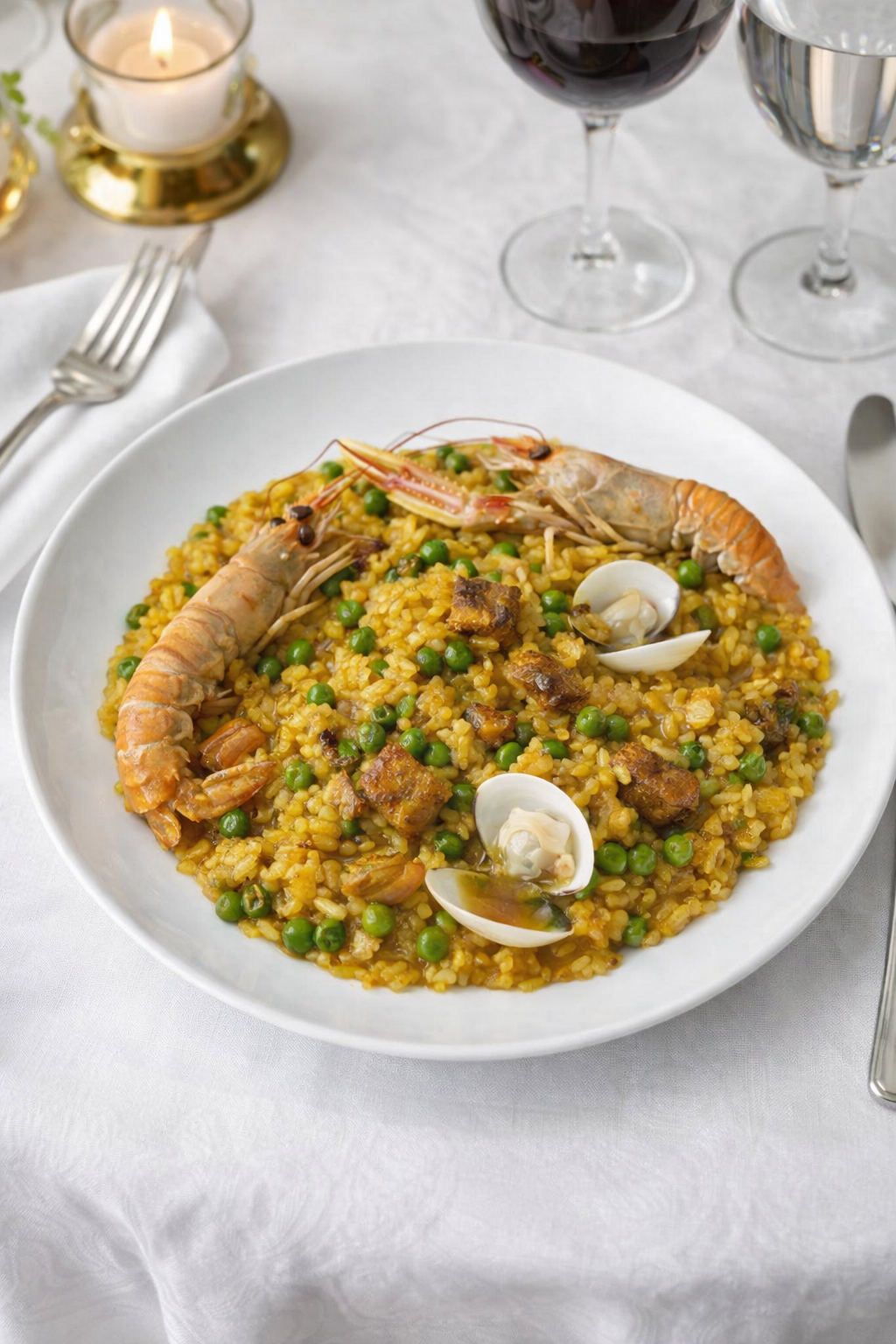 Costa valenciana con huertos cerca del mar y barcas de pesca