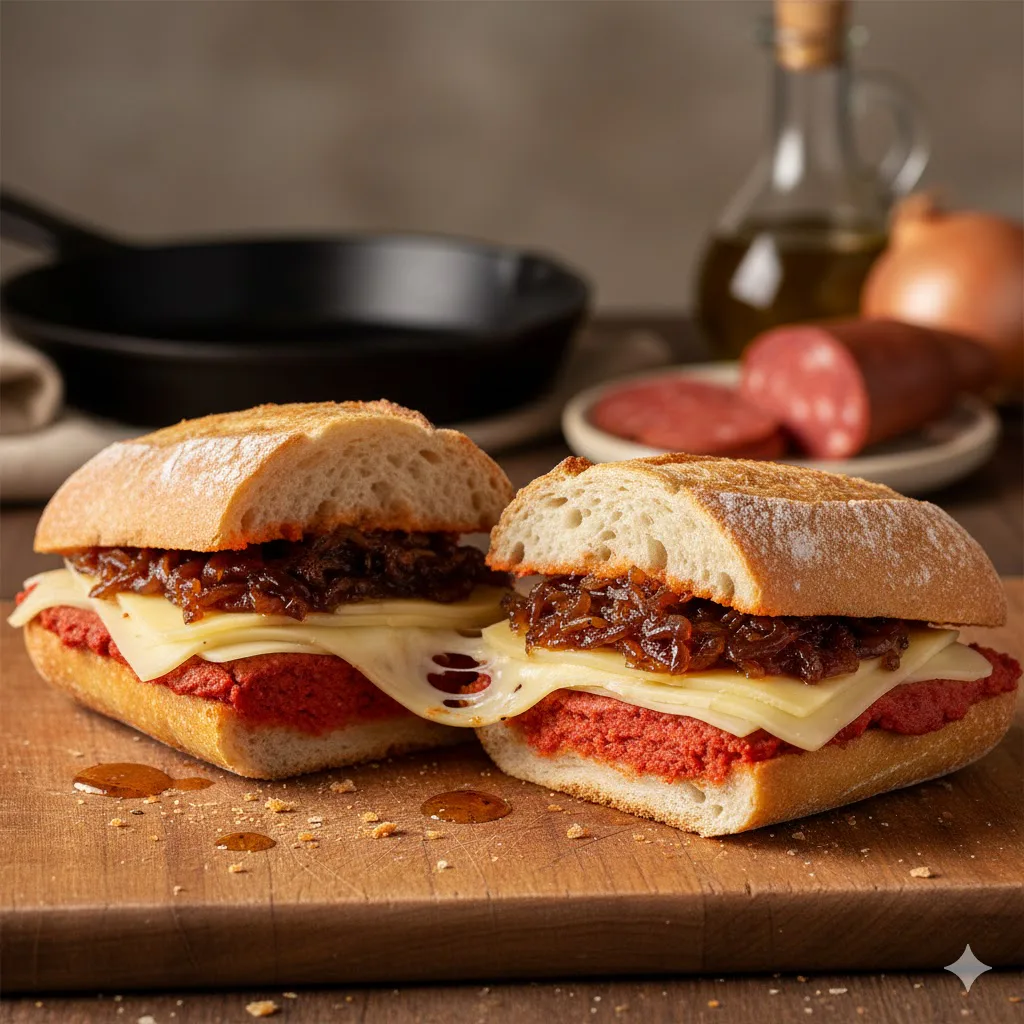 Bocadillo de Almussafes listo para servir