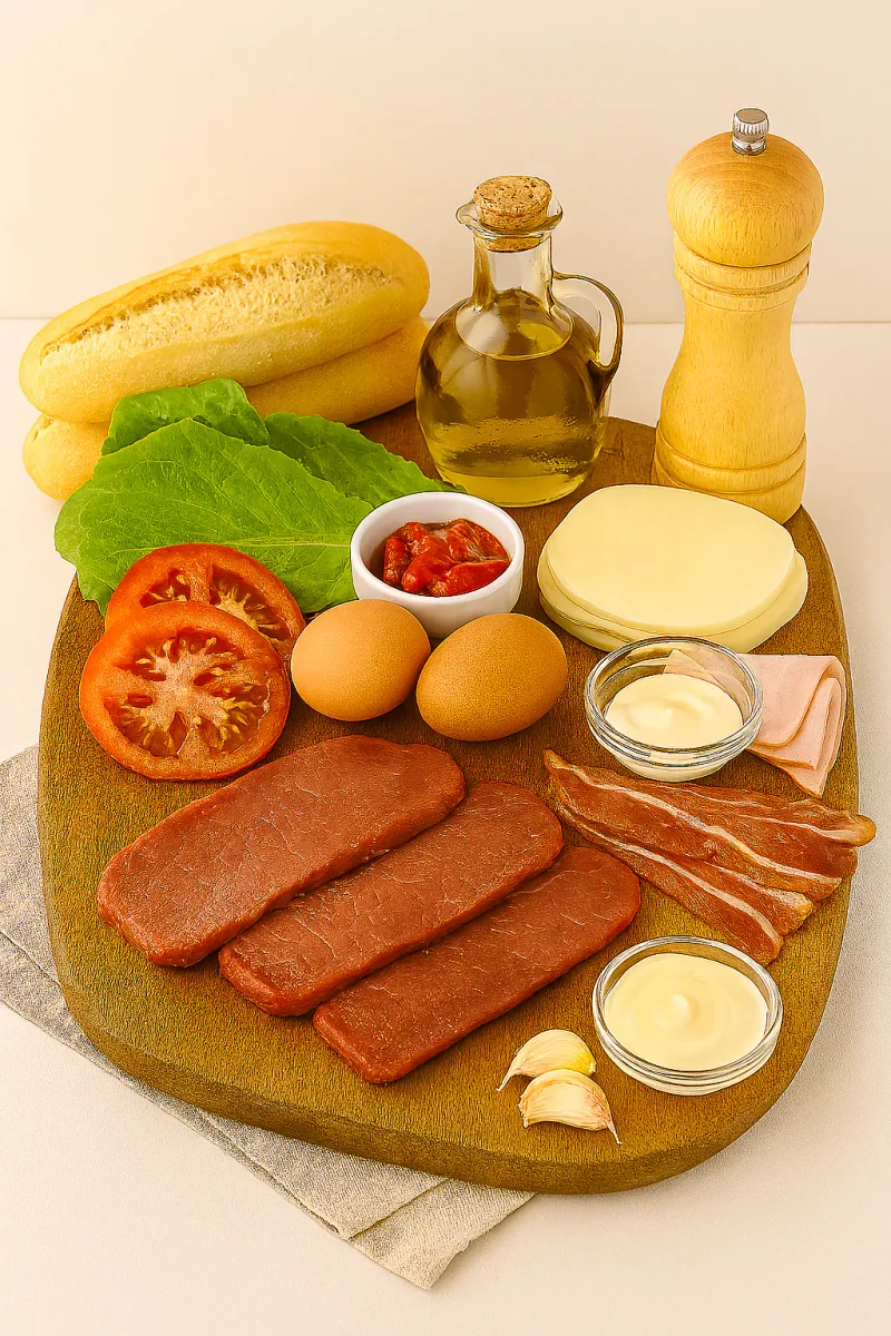 Ingredientes para lomito argentino