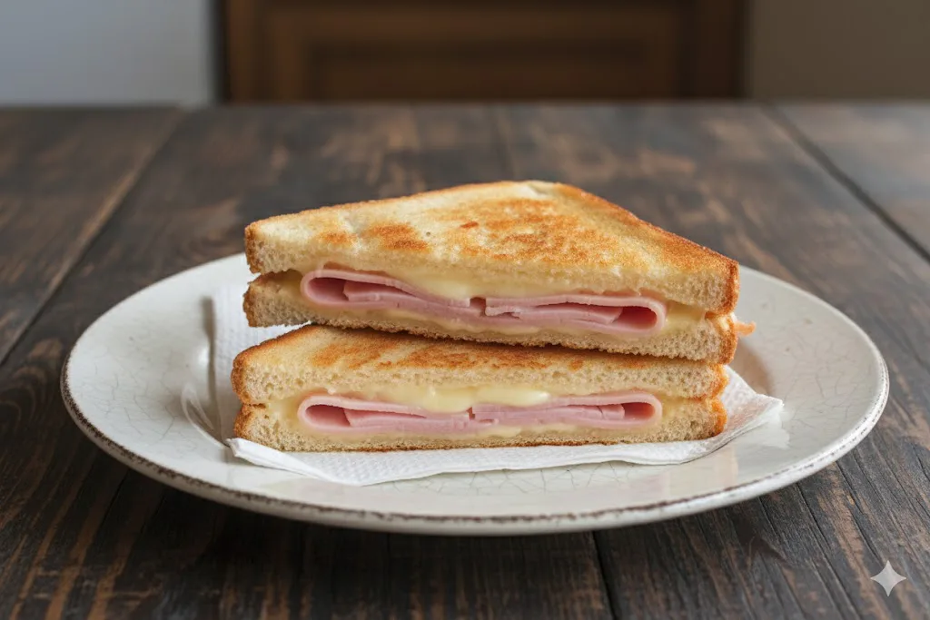 Sándwich mixto de jamón y queso