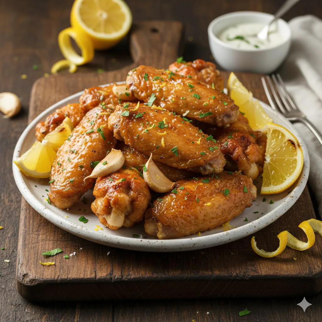 Alitas de Pollo al Ajo y Limón - receta, técnica y punto - ComaBien
