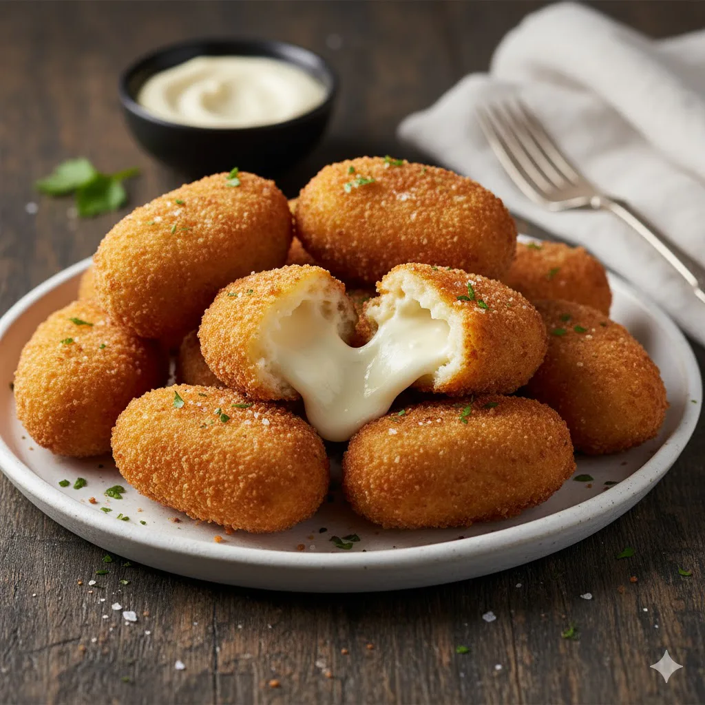 Croquetas de Queso - receta, técnica y punto - ComaBien