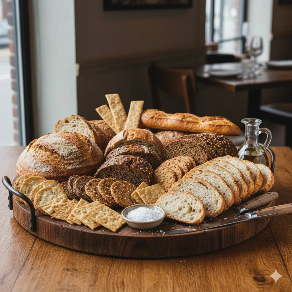 Panes y crackers para aperitivo - receta, técnica y punto - ComaBien