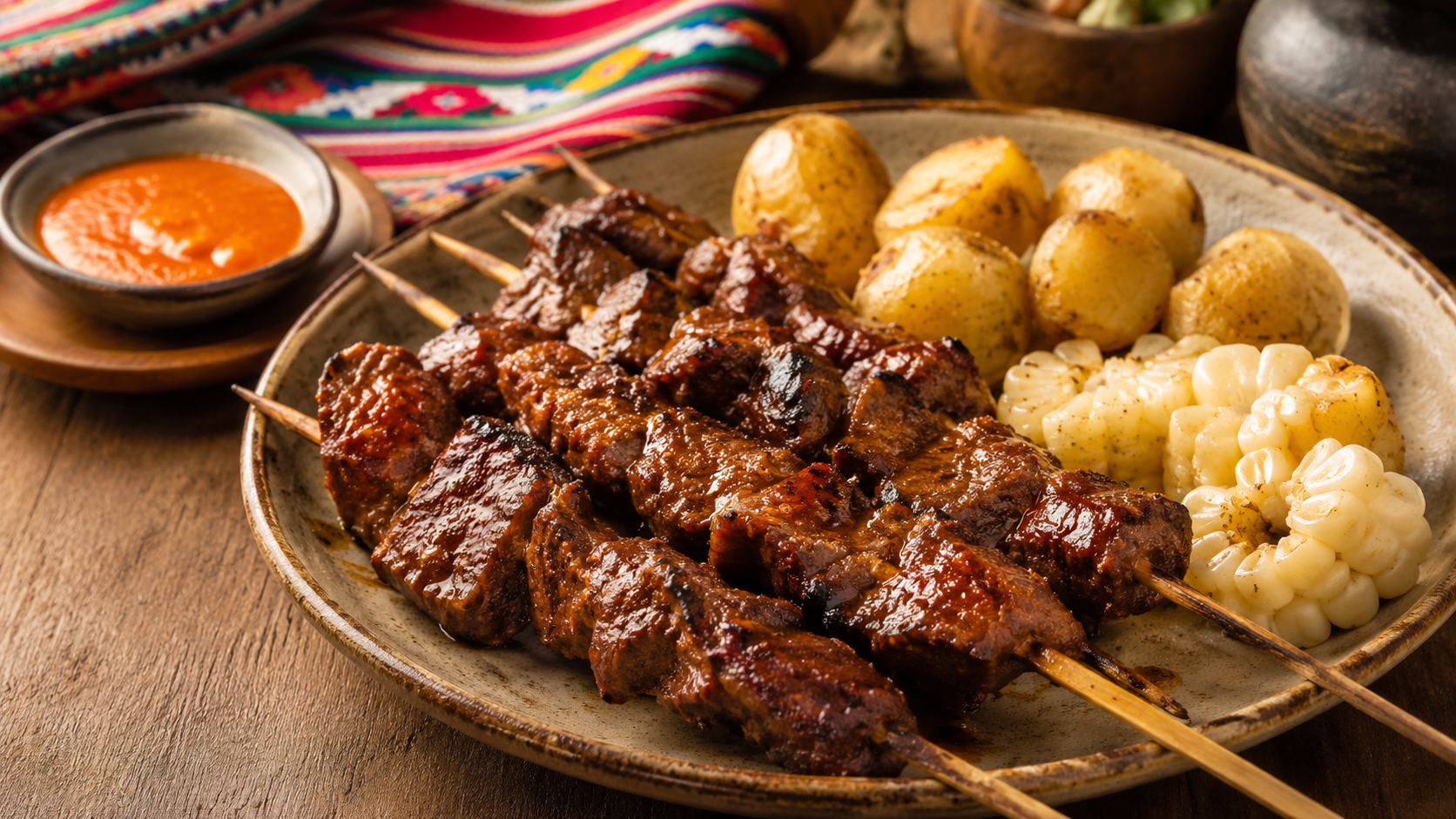 Anticuchos peruanos