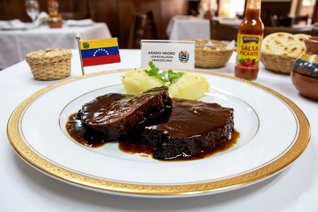 Asado negro listo para servir