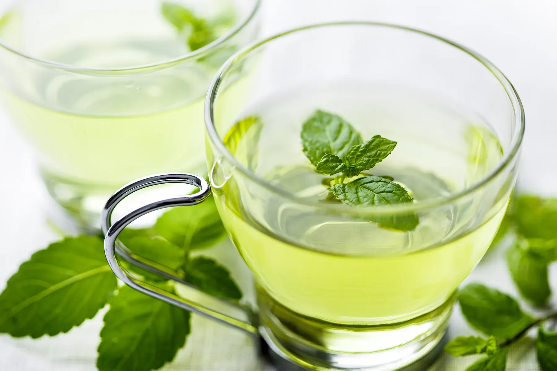 Té verde con menta