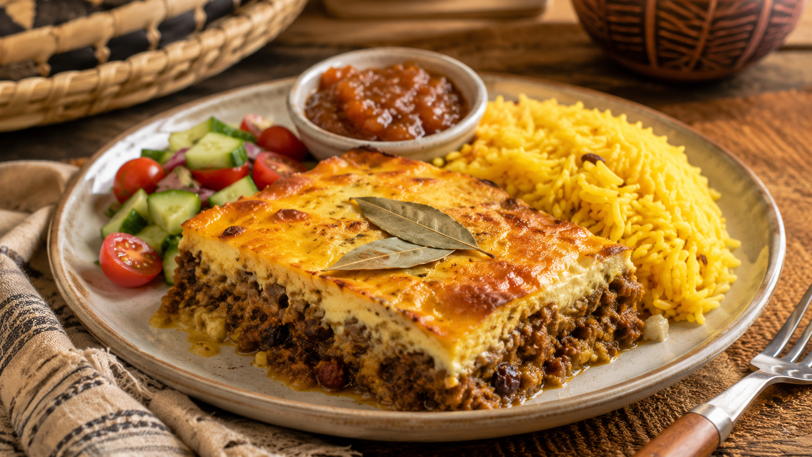 Bobotie sudafricano