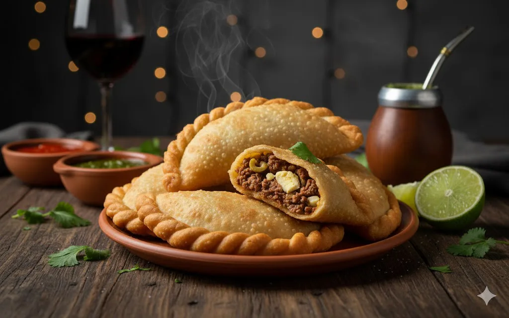 Empanadas uruguayas listo para servir